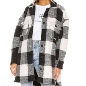 Anine Bing Plaid Maeve Jacket